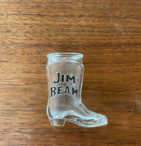 JIM BEAM SHOT GLASS.