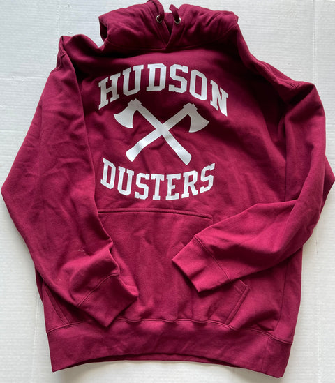 HUDSON DUSTERS HOODIE. SIZE XL.