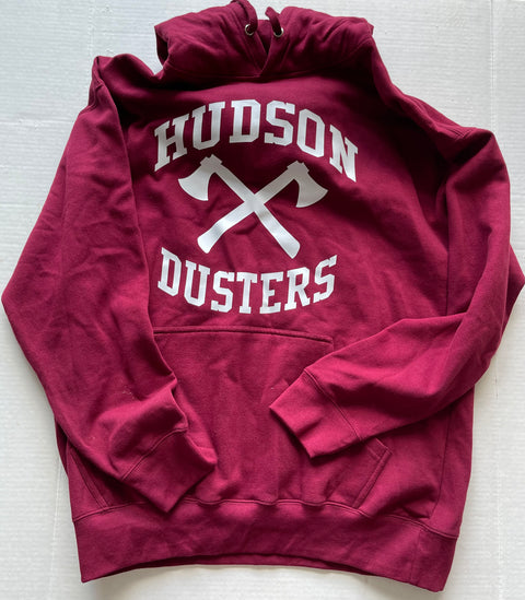  HUDSON DUSTERS HOODIE. SIZE XL.