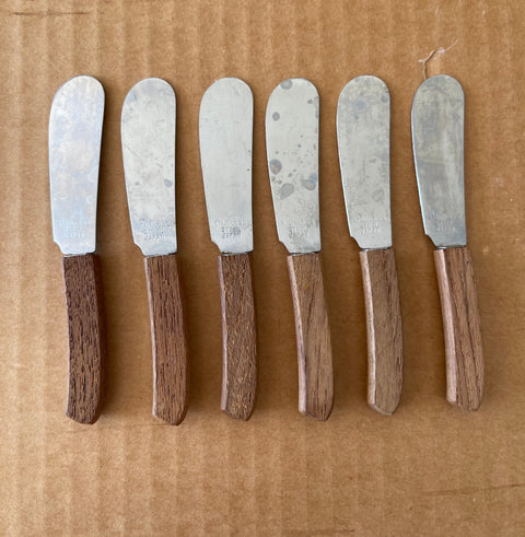 6 VINTAGE Hors d’Oeuvre KNIVES.