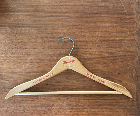 VINTAGE FLAMINGO LAS VEGAS HANGER.