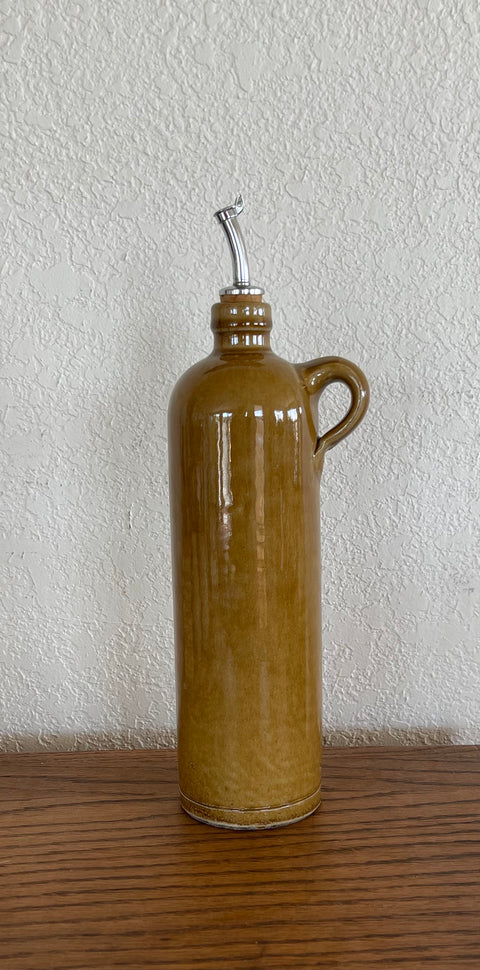 VINTAGE OLIVE OIL DECANTER.