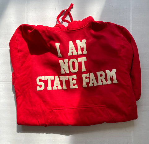 I AM NOT YOUR FRIENDLY NEIGHBOR HOODIE. SIZE XXL.