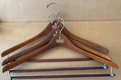  3 Polo by Ralph Lauren hangers.