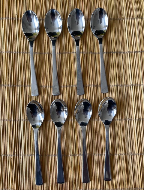 8 ESPRESSO SPOONS.