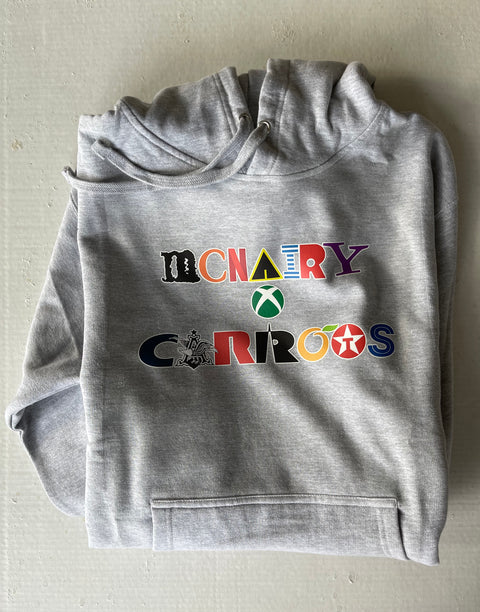 MCNAIRY X CARROTS HOODIE. SIZE L.