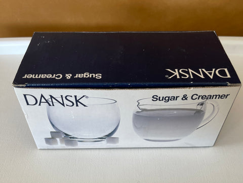 DANSK Sugar & Creamer.