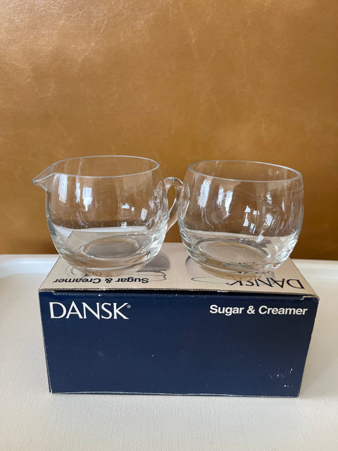 DANSK Sugar & Creamer.