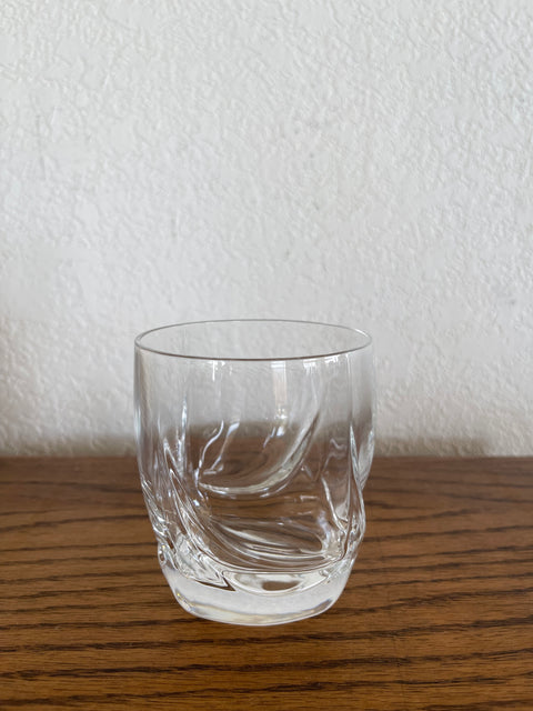 SET OF 4 LUIGI BORMIOLI DOUBLE OLD FASHION TUMBLERS.